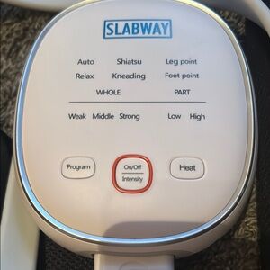 White Shiatsu Leg and Foot Massager